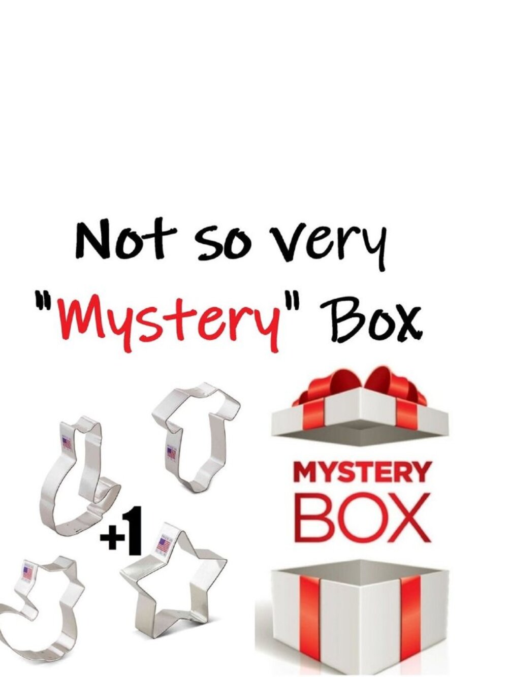 Mystery Box of 4+1 new Ann Clark Cookie Cutters